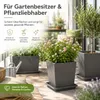 Pflanztopfuntersetzer Jana Anthrazit 34 x 34 cm - Produktbild-Vorschau 8