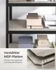 SONGMICS Standregal, Bücherregal, Lagerregal, 5 Ablagen, Produktbild-Vorschau 7