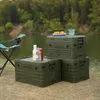 Klappbare Campingbox mit Deckel Grün 42L NCB4003 NILS CAMP Produktbild-Vorschau 14