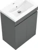 Waschtisch mit Unterschrank LORENZA 60cm Dunklegrau Produktbild-Vorschau 4