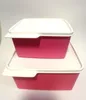 Set Tupperware da frigorifero rosa da 2,5 l e 1,2 l Anteprima dell’immagine prodotto 3