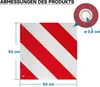 Wiltec Rot weiße Warntafel Spanien aus Aluminium mit Produktbild-Vorschau 6