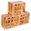 3er Set Flaschenregal geflammt Serie Henry 50x40x30cm mit Produktbild-Vorschau 7