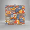 Bilder auf glas - Stadt Haus Straße - 70x70cm - Glasbilder Produktbild-Vorschau 3