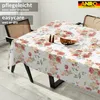 Tischdecke wasserabweisend abwaschbar Rot 200x140cm Zeitlos Produktbild-Vorschau 7