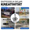 GeZu Impex Gerüst Grundplatte für Lenkrollen Gerüstrohr Ø Produktbild-Vorschau 5