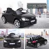 COSTWAY Audi 12V Kinderauto mit 2,4G-Fernbedienung 3 Gang Produktbild-Vorschau 6