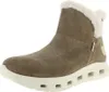 A single beige boot with white fur trim is shown against a white background. Produktbild-Vorschau