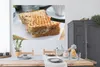 MuchoWow® Poster Doppelsandwich zum Mittagessen 180x120 cm Produktbild-Vorschau 3