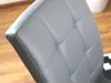 Krzesło do kuchni z ekoskóry pikowane Corso B szare Podgląd zdjęcia produktu 5