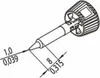 ERSA Lötspitze, 0142PDLF10/SB, bleistiftspitz, 1,0 mm Produktbild-Vorschau 3