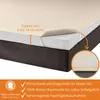 Molton Topperschoner, 160 x 200 cm, 100% Baumwolle, Auflage Produktbild-Vorschau 4