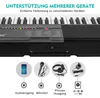 Zimilo Keyboard 61 Tasten mit Leuchttasten, Ständer, Produktbild-Vorschau 2