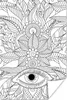 MuchoWow® Poster Boho - Blätter - Auge 80x120 cm - Produktbild-Vorschau 1