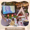 Homeblend Tipi Zelt für Kinder 120x120x150 cm – Spielzelt Produktbild-Vorschau 5