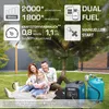 A family is having a picnic in a backyard with a generator and a propane tank. Podgląd zdjęcia produktu