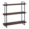 Etagère murale HWC-K78, étagère suspendue Schweberegal, 3 Voir les images du produit 10