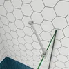 90x90cm 195cm 6mm ESG Nano Glas Duschkabine Drehtür mit Produktbild-Vorschau 6