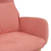 Relaxačné kreslo ružové zamat Náhľad obrázku produktu 6
