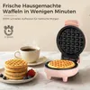 YASHE Mini-Waffeleisen ABW59C, 550 W, 10 cm, Antihaft, Produktbild-Vorschau 4