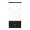 INONEFT Glasvitrine mit LED und 2 Türen, Vitrinenschrank Produktbild-Vorschau 11