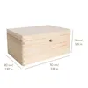 Creative Deco Scatola in Legno con Chiave 30x20x14 cm | Anteprima dell’immagine prodotto 3