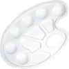 Herlitz Farbmisch Palette aus Kunststoff oval weiß Produktbild-Vorschau 4