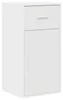 vidaXL Scrivania angolare con cassetti, bianca, 102 x 88 x Anteprima dell’immagine prodotto 6