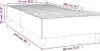 VidaXL 3120917, Szarobrązowy, 80 cm, 2,03 m, 35 cm, 800 x Podgląd zdjęcia produktu 7