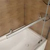 90x140cm Badewannenaufsatz 2 tlg. Faltwand Duschwand 5mm Produktbild-Vorschau 2