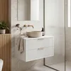 Mobiletto Da Bagno Sotto Il Lavabo Rea Mono 80Cm Bianco Anteprima dell’immagine prodotto 3