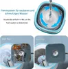Wischmopp Set mit Eimer, 2 Kammersystem für Schmutz- & Produktbild-Vorschau 3