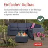 Keter Provence Tisch anthrazit, Gartentisch, wetterfest, Produktbild-Vorschau 7