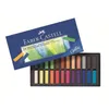 A box of Faber-Castell soft pastels is shown with the pastels laid out in a tray. Podgląd zdjęcia produktu