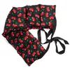 Kirschkernkissen 7-Kammer mit Band, 65x15 cherry-black - Produktbild-Vorschau 1