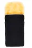 Fillikid Winterfußsack Bernina Lammfell schwarz/natur Produktbild-Vorschau 9