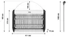 Teesa TSA0210 Lampa na hubení hmyzu 20 W (2×10 W) Náhled obrázku produktu 13