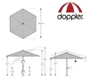 doppler Active Push Up Sonnenschirm  310 cm rund Natur Alu Produktbild-Vorschau 3