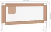 vidaXL Barrière de sécurité pour jeune enfant Taupe 160x25 Voir les images du produit 8