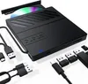 Externes CD DVD Laufwerk 7-in-1 USB Brenner, Tragbarer Produktbild-Vorschau 1