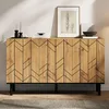 Merax Sideboard mit 3 Türen aus Spanplatte, Kommode mit Produktbild-Vorschau 7