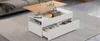 Sweiko 100x50x40cm couchtisch Höhenverstellbarer Produktbild-Vorschau 17