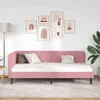 Eckbettgestell Rosa 90 x 200 cm Samt Produktbild-Vorschau 4