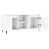 vidaXL Szafka pod TV biała 104x35x50 cm materiał Podgląd zdjęcia produktu 6