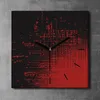 Coloray Uhr auf Leinwand 30x30 cm Wand Uhr Dekoration Produktbild-Vorschau 2