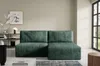Intenso Modular Cord Ecksofa mit Schlaffunktion BERGE, Grun Produktbild-Vorschau 1