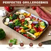 bremermann Grillschale, Grillpfanne Edelstahl, ca. 35 x Produktbild-Vorschau 2