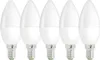 5er Pack LED Leuchtmittel in Kerzenform matt mit E14 Sockel Vista previa de la imagen del producto 1