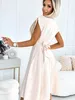 Numoco Damenkleid in A-Linie Scarlett beige M Produktbild-Vorschau 10