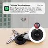 A notification about a lost item is displayed over a background image of keys and a smart tag. Náhled obrázku produktu